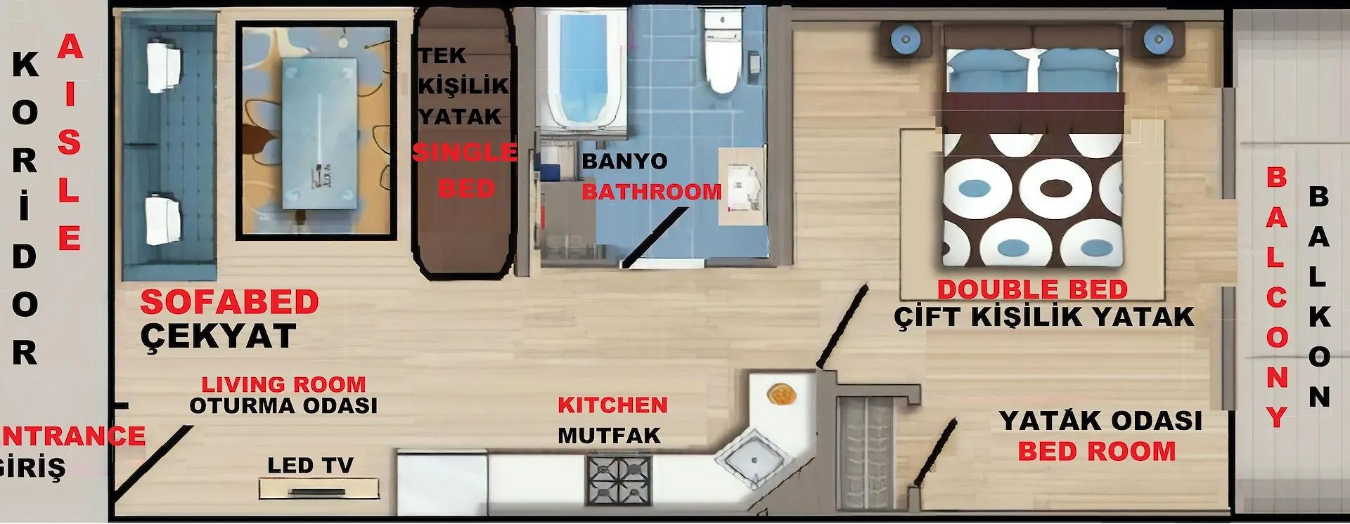 Appartamento Sen Apart Marmaris Turchia